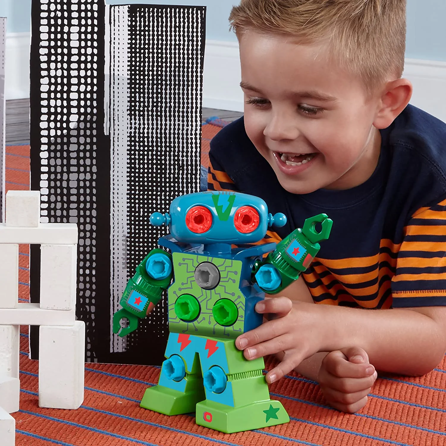 Building Toy Robot for Kids Engineering Play - Image 4
