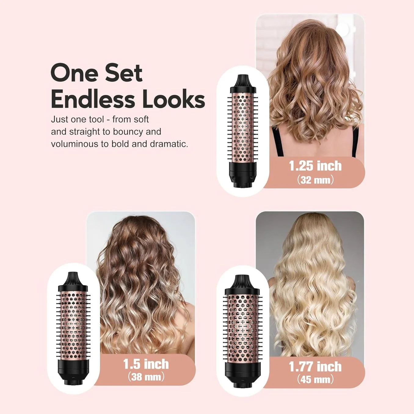 Curling Wand | 3-in-1 Ionic Styling Tool for Home - Image 7