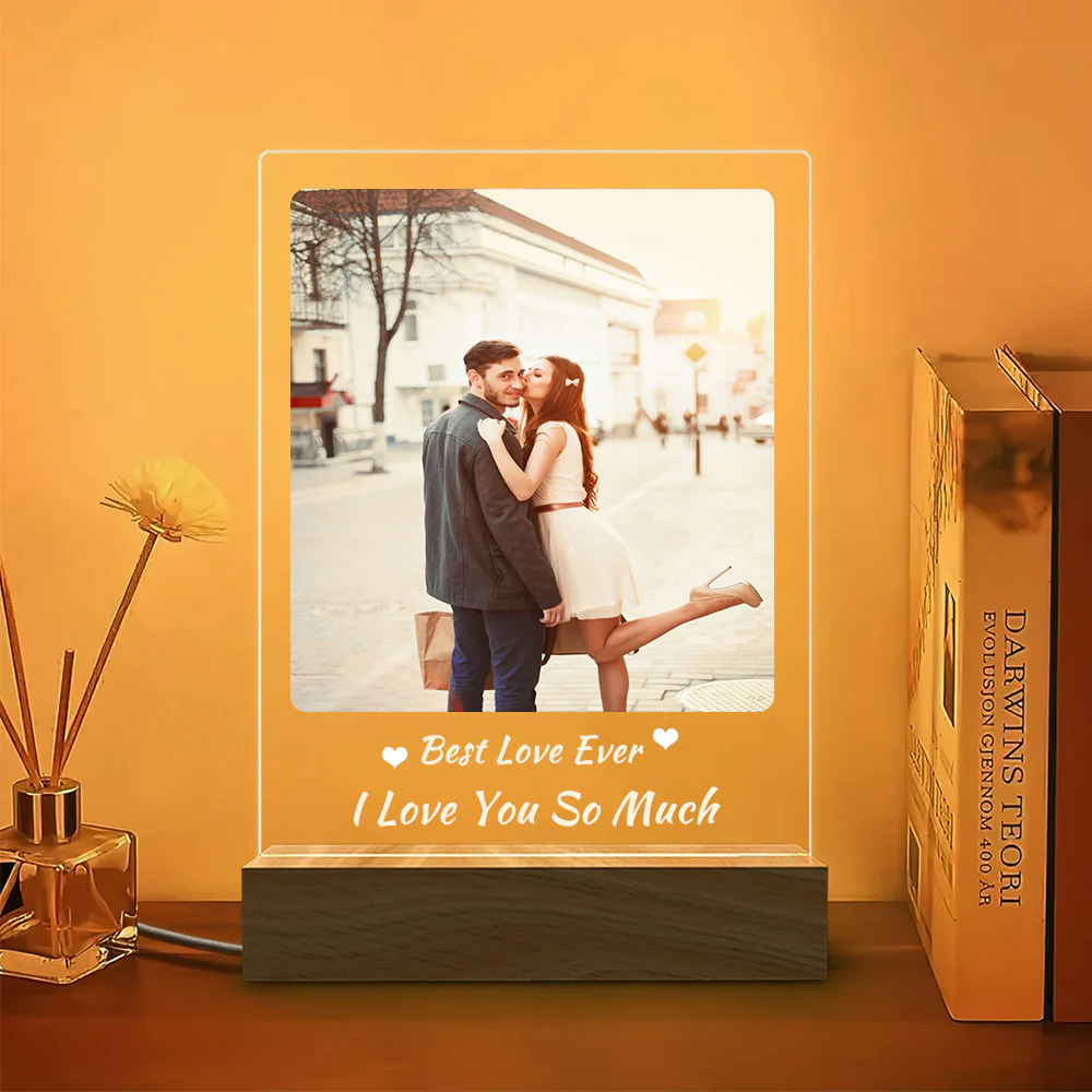 Digital Photo Frame Acrylic Light Night Lamp - Image 5