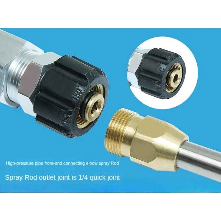 ExtendPro Telescopic Pressure Washer Wand | 24FT High-Reach Cleaning Tool - Image 5