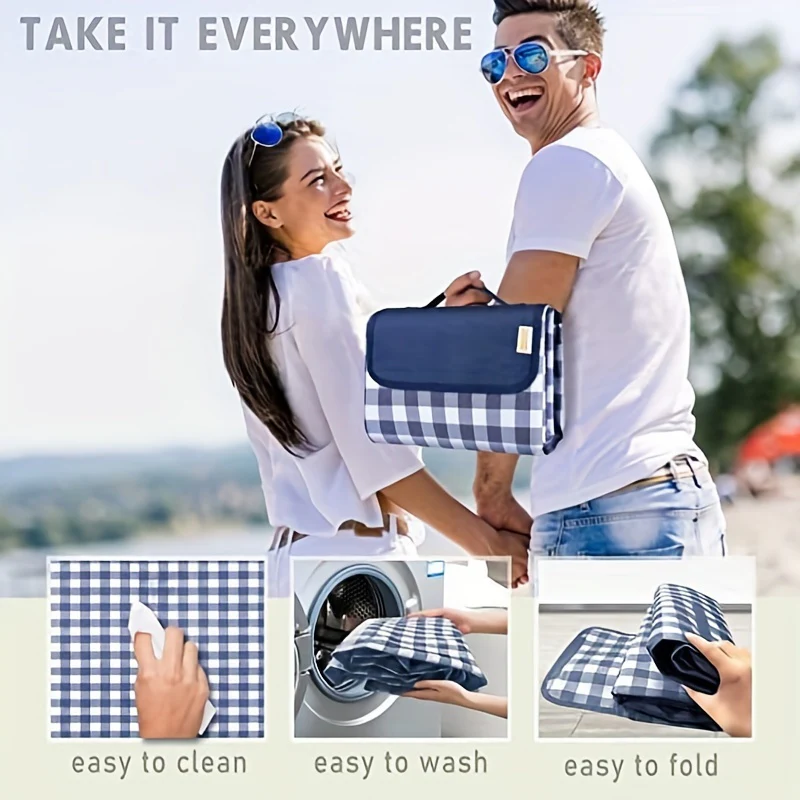 Extra Large Waterproof Picnic Blanket | Foldable Outdoor Mat - Image 8
