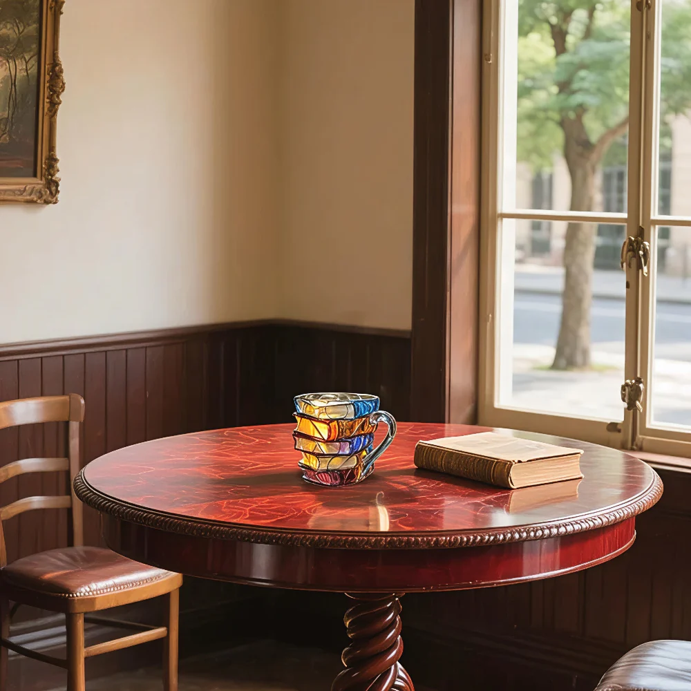 Glass Coffee Mug Book Spine Design - Image 6