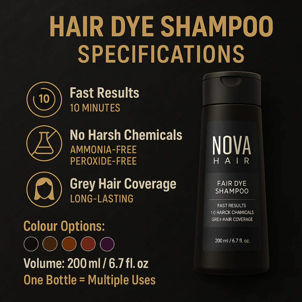 Hair Dye Shampoo - Fast No-Damage Color Treatment - Image 3