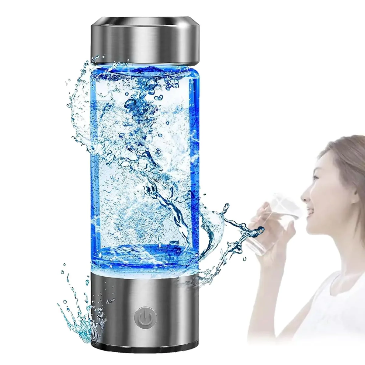 Hydrogen Water Bottle | Portable Rechargeable BPA-Free Alkaline Water - Image 5