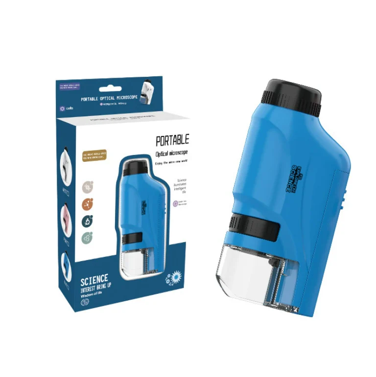 Kids Portable LED Pocket Microscope Toy - Image 12