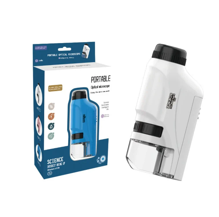 Kids Portable LED Pocket Microscope Toy - Image 13