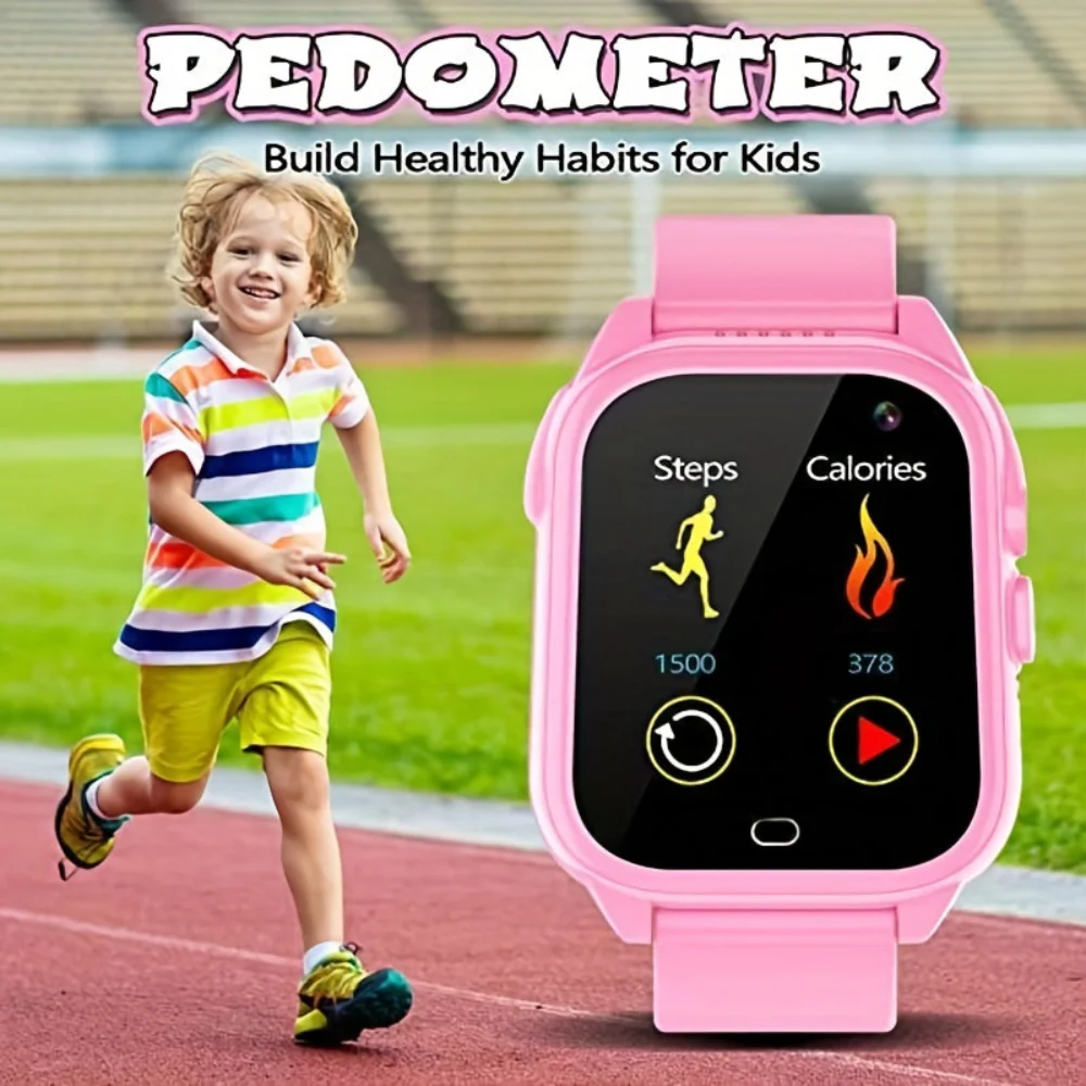 Kids Smart Watch Touchscreen Fitness Tracker USB Rechargeable - Image 8