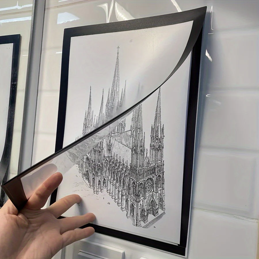 Magnetic A3 Wall Frame Set for Art Display - Image 5