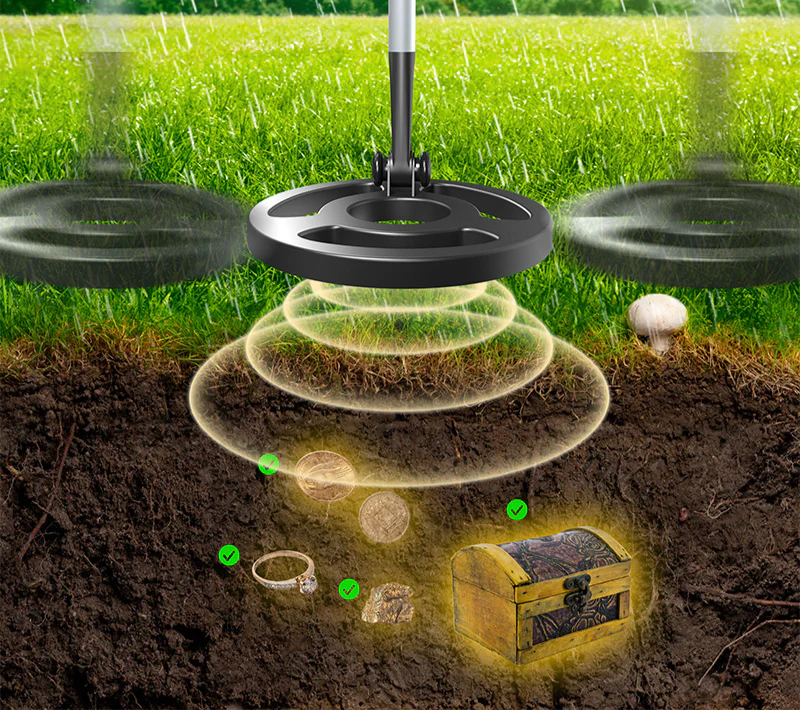 Metal Detector Lightweight Adjustable Treasure Hunter - Image 4