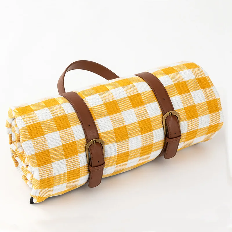 Outdoor Plaid Picnic Blanket | Waterproof Foldable Mat - Image 9