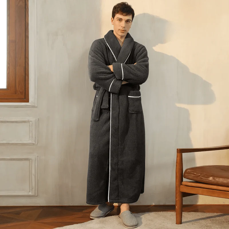 PlushTherm Robe | Soft Flannel Warm Bathrobe for Winter - Image 11