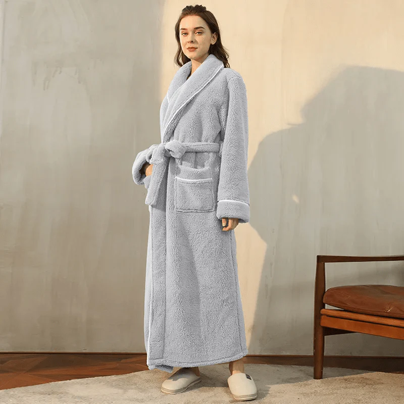 PlushTherm Robe | Soft Flannel Warm Bathrobe for Winter - Image 12