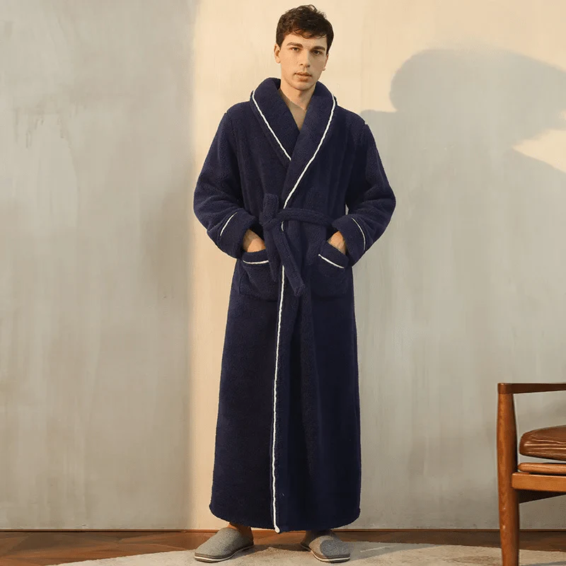 PlushTherm Robe | Soft Flannel Warm Bathrobe for Winter - Image 13