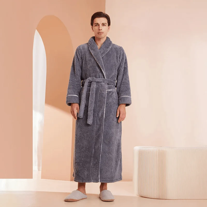 PlushTherm Robe | Soft Flannel Warm Bathrobe for Winter - Image 15