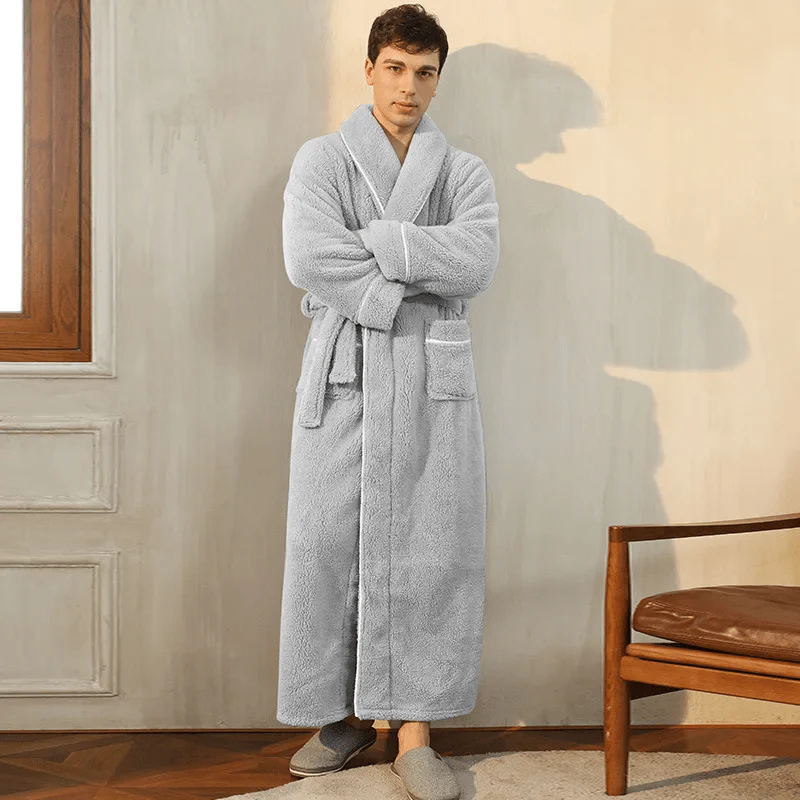 PlushTherm Robe | Soft Flannel Warm Bathrobe for Winter - Image 20