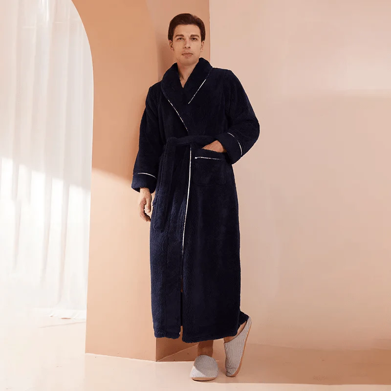 PlushTherm Robe | Soft Flannel Warm Bathrobe for Winter - Image 21