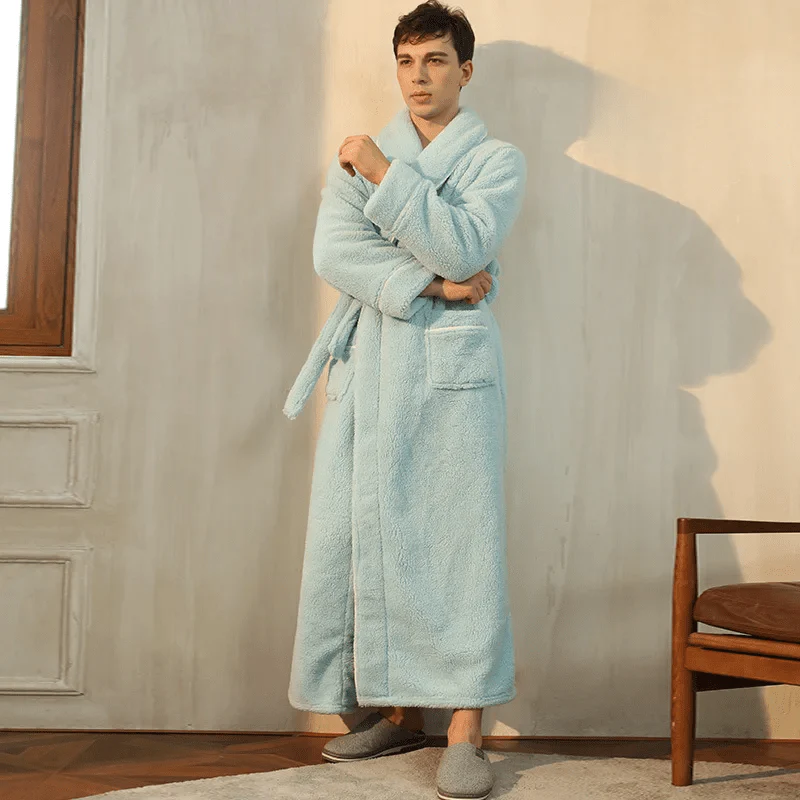 PlushTherm Robe | Soft Flannel Warm Bathrobe for Winter - Image 22