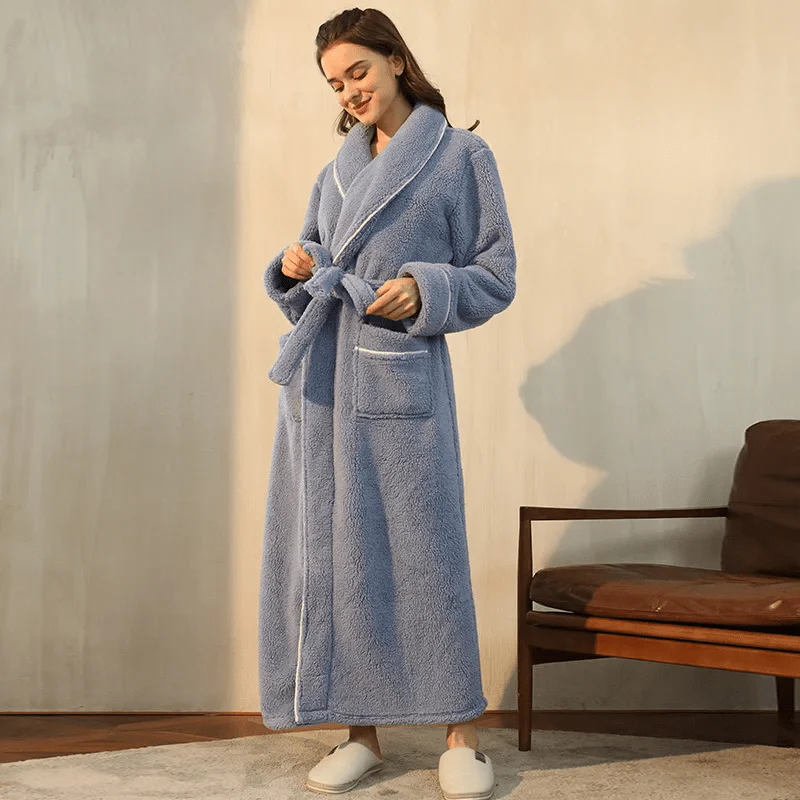 PlushTherm Robe | Soft Flannel Warm Bathrobe for Winter - Image 23