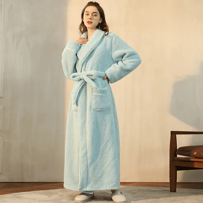 PlushTherm Robe | Soft Flannel Warm Bathrobe for Winter - Image 24