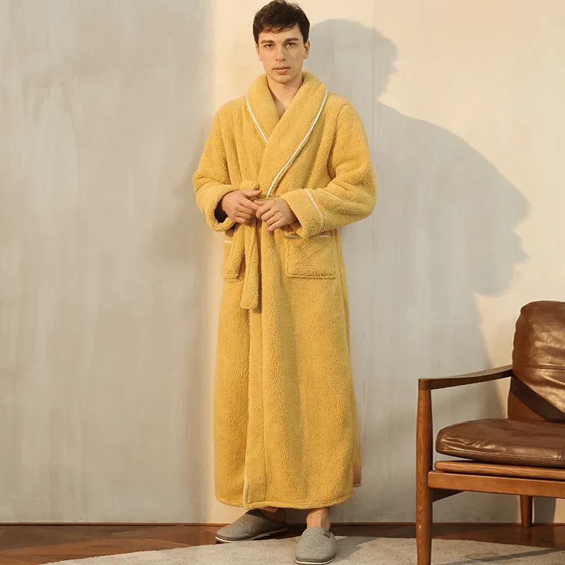 PlushTherm Robe | Soft Flannel Warm Bathrobe for Winter - Image 25