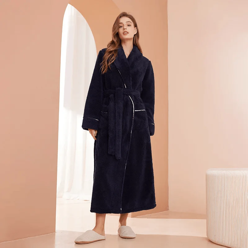 PlushTherm Robe | Soft Flannel Warm Bathrobe for Winter - Image 5