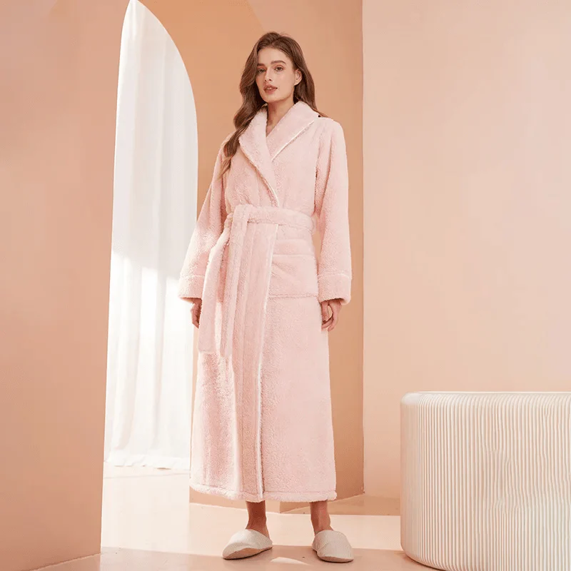 PlushTherm Robe | Soft Flannel Warm Bathrobe for Winter - Image 6
