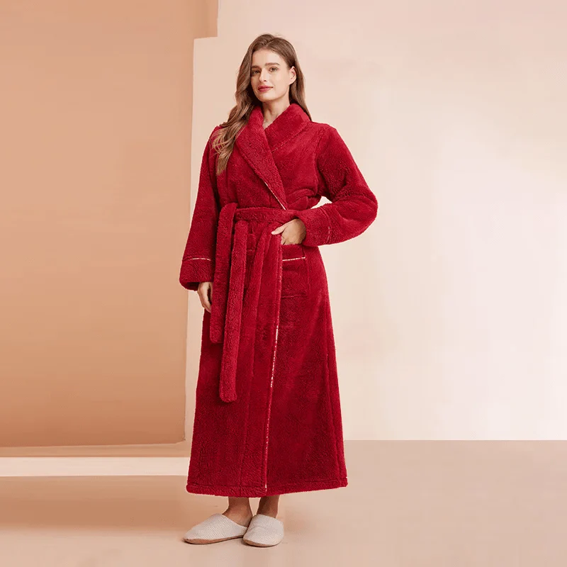 PlushTherm Robe | Soft Flannel Warm Bathrobe for Winter - Image 8
