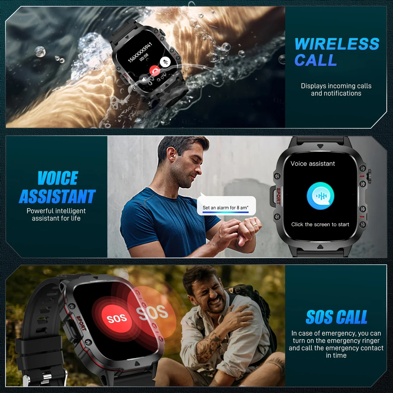 Indestructible Smart Watch forFitness Tracking - Image 6