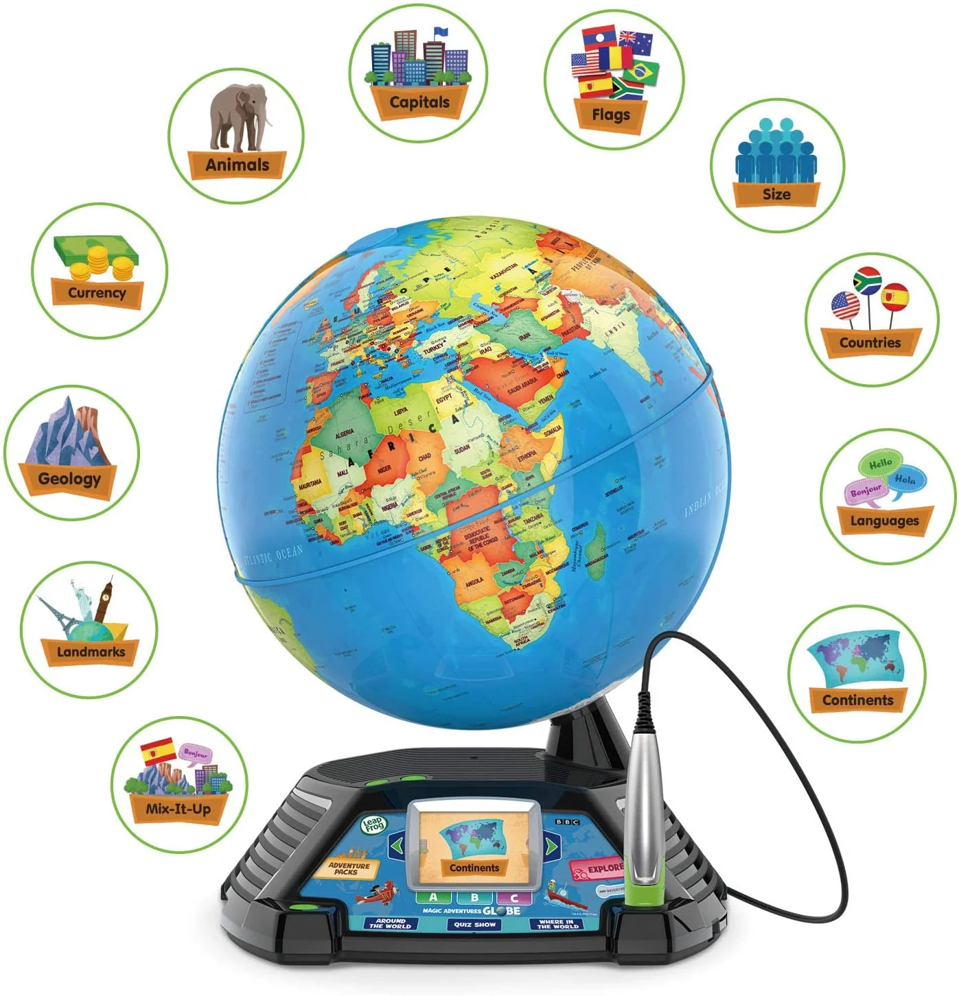 World Globe Interactive Educational Learning Toy - Image 5